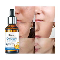 Nouveau Sérum Visage Disaar au Collagène et Vitamines C & E Lisse les Rides, Hydrate, Raffermit et Répare la Peau, Sans Huile
