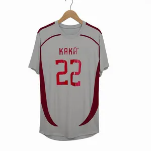 Réel AC Retro Jersey 2006 2007 saison thaïlande qualité Milang Football Jersey Classique KAKA RONALDINHO Football vintage Chemises