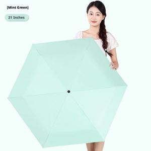 Sombrilla de Protección Solar de Alta Gama, Ultraligera, de Aluminio, Plegable en Tres Secciones, Retráctil, Anti-Retorno, de Gran Tamaño - Product Image 1