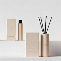 Diffuseur de parfum artisanal en céramique C&H, bouteille décorative pour diffuseur d'arômes, conteneur décoratif pour la maison