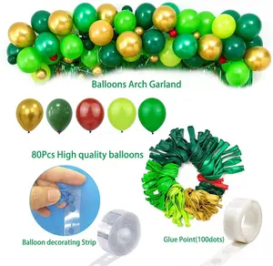 डायनासोर थीम जन्मदिन की पार्टी सजावट रंगीन गुब्बारे बच्चों के जन्मदिन के लिए सेट