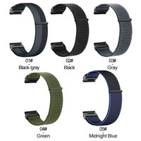 Eraysun Quick Release 02 Magic Stick Bracelet en nylon Accessoires de bande de montre intelligente pour Garmin Fenix7 22mm 26mm