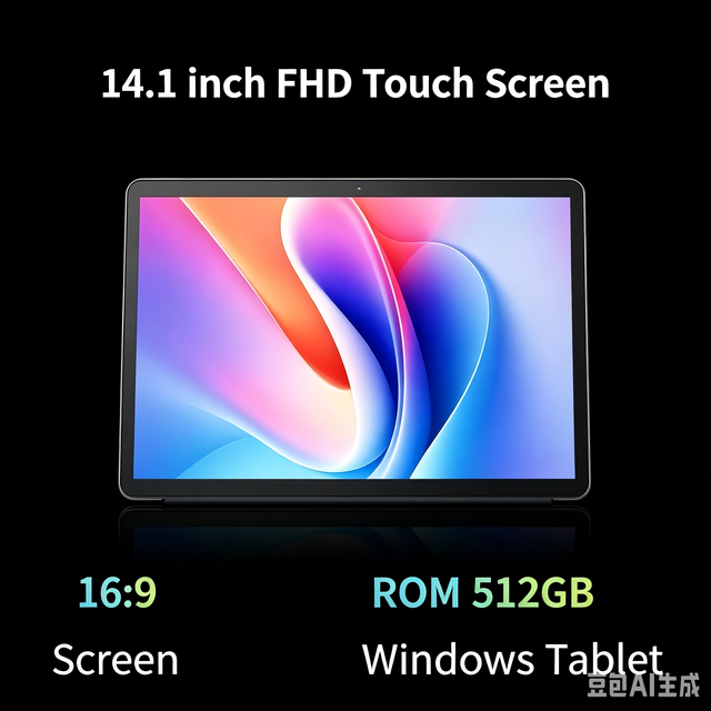 14.1 Inch 2-in-1 windows Tablet with Intel N95, FHD IPS Display, 8GB RAM 256GB/512GB SSD for Business & Education