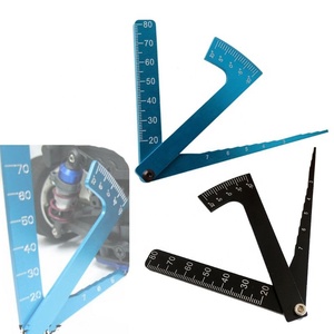 Regla ajustable modificada, llanta de rueda de coche RC, llantas de altura, reglas de equilibrio de ángulo para Tamiya HSP Kyosho, Kit de herramientas de derivación - Product Image 5