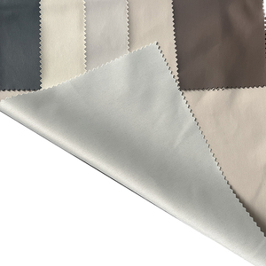 Commercio all'ingrosso <span class=keywords><strong>100</strong></span> <span class=keywords><strong>PU</strong></span> <span class=keywords><strong>100</strong></span> poliestere materiale in pelle sintetica per la giacca - Product Image 2
