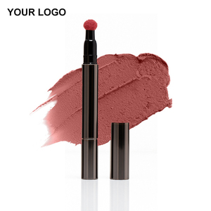 6 Color Velvet Lipstick Lip Tint Soft Pull Applicator Non-drying Shimmer Lipgloss Lip <strong>Makeup</strong> with <strong>Luxury</strong> Packaging Custom Logo - Product Image 1