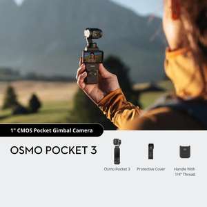 DJI Osmo Pocket 3 1英寸 CMOS 视频博客相机 4K/120fps 视频 人脸/物体追踪 2英寸可旋转触摸屏 小型运动/动作相机 - Product Image 3
