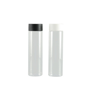 Bottiglia in PET Trasparente Cilindrica da 250ml/500ml/800ml con Tappo a Vite e Serigrafia per Bevande, Succhi, Caffè Freddo, Tè al Latte - Product Image 6
