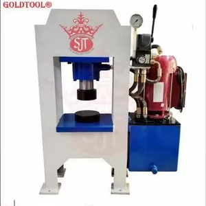 Prensa hidráulica de joyería 30 toneladas herramienta dorada - Product Image 1