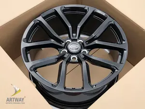 21/22 pulgadas 5 * 120PCD cubos de rueda de forja personalizados de alta calidad llantas de ruedas de coche de aleación para Land Rover nuevo DEFENDER GLOSS BLACK