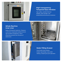 ZENROTEST -70 ℃    hasta 180 ℃   Cámara de Prueba de Temperatura Alta y Baja, Simulador Ambiental de Alta Precisión de 4KW para Polímeros