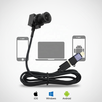 Caméra externe micro 720p pour iPhone 90 °   Mini caméra USB à faible consommation d'énergie compatible avec les systèmes IOS / Windows / Android