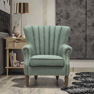 Fauteuils modernes en velours capitonnés pour salon, fauteuils d'appoint pour hôtel, marque JANUS, vente chaude - Product Image 3