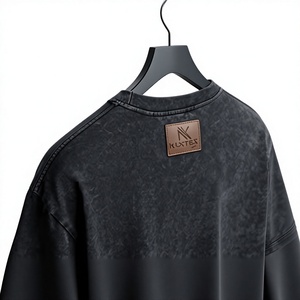 Men's Black Oversized Crew Neck Jersey <b>T</b>-<b>Shirt</b> with <b>Heart</b> and Brain Print Casual Summer Wear Front Logo Knitted Cotton - Product Image 4
