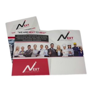 Cartelletta di Presentazione A4 Personalizzata con 2 Tasche, Cartellette per Documenti con Laminazione Opaca all'Ingrosso - Product Image 3