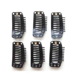 Clip de 9 ranuras para extensiones de cabello y pelucas, clip duradero para uso diario y en salones de belleza - Product Image 1