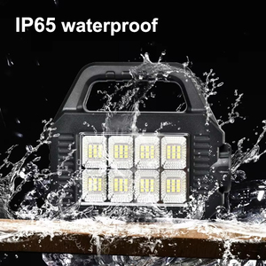 Công suất cao năng lượng mặt trời có thể sạc lại không thấm nước tiết kiệm năng lượng IP65 đánh giá <span class=keywords><strong>LED</strong></span> Cắm trại nhẹ Lũ lụt với cơ thể nhựa sử dụng ngoài trời - Product Image 3