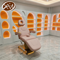 Table de Soin Électrique Moderne et Luxueuse à 3/4 Moteurs pour Salon, Spa, Soins du Visage, Esthétique, Massage et Gym