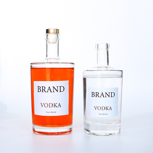 Fabricant de bouteilles en verre transparent spécial liqueur brandy <span class=keywords><strong>cognac</strong></span> tequila vodka whisky likore spiritueux 750ml - Product Image 3
