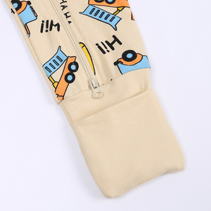 Mamelucos de una pieza con estampado personalizado, pijamas para niños pequeños, pijamas con cremallera para bebés, Mono para dormir, ropa para bebés - Product Image 4