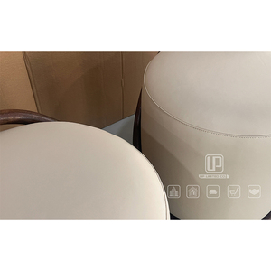 New Product in China <b>Stools</b> & <b>Ottomans</b> Leather White Moq 2 Pcs Living Room Round Wooden Frame Seat <b>Stool</b> <b>Stools</b> <b>Ottomans</b> - Product Image 2