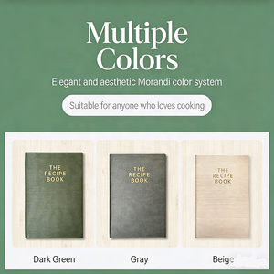 N9006 <span class=keywords><strong>Carnet</strong></span> de recettes A5 à couverture rigide en gros en stock, <span class=keywords><strong>carnet</strong></span> de notes de <span class=keywords><strong>cuisine</strong></span>, accepte la personnalisation - Product Image 6