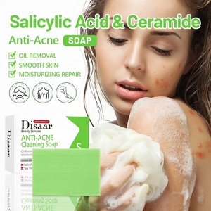 Savon Corps Artisanal Nettoyant Disaar Anti-Acné à l'Acide Salicylique pour Élimination du Sébum et Adoucissement des Cuticules - Product Image 2