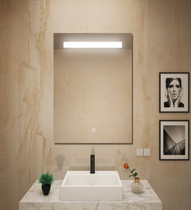 Wholesale Modern LED Bathroom <b>Mirror</b> Wall Mounted <b>Light</b> Backlit Touch Screen Bath Smart <b>Mirror</b> Illuminated for Hotels - Product Image 3