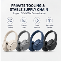 Auriculares con Cancelación Activa de Ruido, Controlador de Bajos de 40 mm 5.4, 35 Horas de Duración de Batería, OEM ODM, Pedidos al por Mayor para Europa