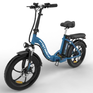 HITWAY UK Stock Electric Fat Tire Folding Ebike Off Road E Bike UK Fat E-Bike 20" Free Shipping