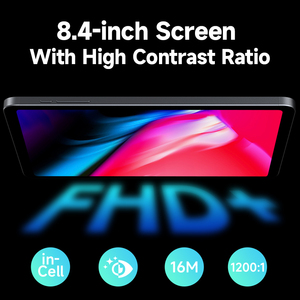 ALLDOCUBE iPlay 50 <span class=keywords><strong>Mini</strong></span> Tablet da 8.4 <span class=keywords><strong>pollici</strong></span> Android <span class=keywords><strong>13</strong></span> 1920x1200 IPS 4GB RAM 64GB ROM UNISOC T606 4G LTE telefonata Tablet PC - Product Image 3