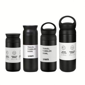 Gobelet isotherme à double paroi en acier inoxydable personnalisé avec logo, 350 ml, 500 ml, pour le café, tasses de voyage - Product Image 1