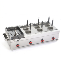 Friteuse à gaz triple professionnelle en acier inoxydable pour poulet, robuste et facile à nettoyer, pour cuisine de restaurant