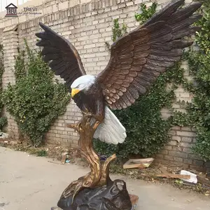 Bester Preis Hochwertige hand geschnitzte Bronzeadler-Statue zum Verkauf