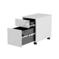 Classeur vertical en métal à 2 tiroirs OEM Classeur à tiroirs en acier de style moderne pour le stockage à domicile et au bureau