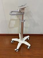 Chariot médical MT-MEDICAL Top 1 pour moniteur ECG, support en aluminium, hauteur réglable, 5 roulettes, mobilier hospitalier du Guangdong avec certifications ISO et CE