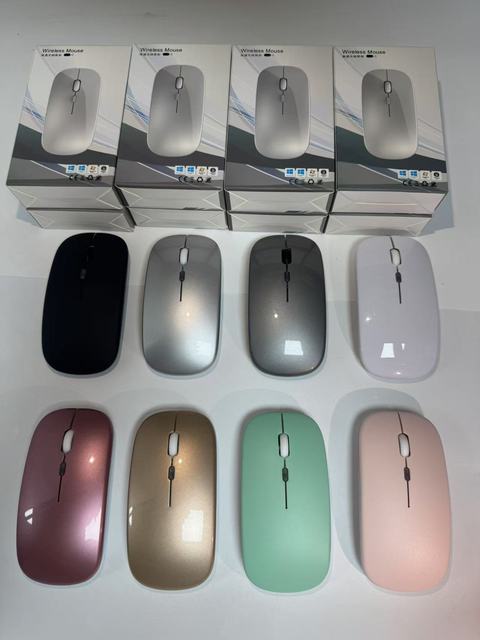 OEM Ergonomic Mini Optical Mouse Portable USB Computer Battery 2.4GHz Wireless PC Office Receiver Portable for Mobile Use