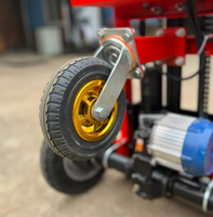 Carretilla Elevadora Eléctrica Tiger Trolly para Construcción, Capacidad de Carga 300 kg, Autopropulsada, con Almacenamiento Automático y Elevación de Palets