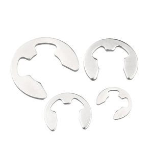 Anillo de Retención Tipo <span class=keywords><strong>E</strong></span>, <span class=keywords><strong>Clip</strong></span> <span class=keywords><strong>E</strong></span> para Eje, Estándar DIN 6799, Tamaño Métrico Personalizado Disponible, Acero al Carbono - Product Image 3