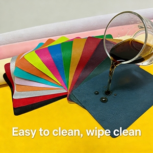 Matériaux : Housses <span class=keywords><strong>de</strong></span> siège auto en cuir véritable, Cuir synthétique PU ciré, Tapis <span class=keywords><strong>de</strong></span> bureau en microfibre, Tissu, Cuir synthétique pour revêtements - Product Image 4