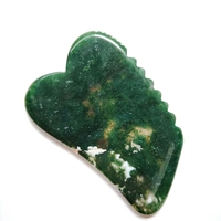 Agate indienne rose gua sha planche de renouvellement de la peau naturelle faite à la main pierre de jade guasha grattage outils de massage du visage