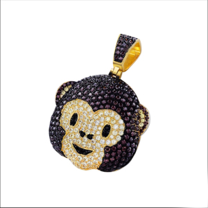Pendentif en moissanite exquis avec un éclat brillant, une finition élégante et raffinée, idéal pour les bijoux de mariage ou pour la superposition - Product Image 5