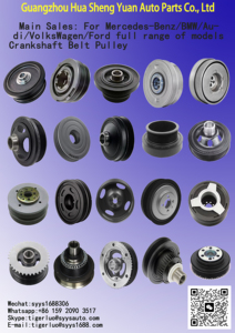 Polea de cigüeñal de garantía de calidad 03G105243B 03G105243C 038105243E 03G105243 04L105243 para Audi A1/A3/A4/B6/B7 <span class=keywords><strong>VW</strong></span> 5C1 5C2 5C7 - Product Image 4