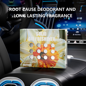 Premium 90g automotriz/hogar desodorante difusor ingredientes naturales bálsamo sólido Perfume Gel dormitorio aire habitación desodorantes - Product Image 3