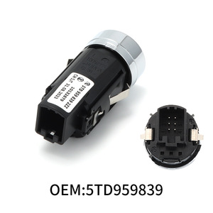 Volkswagen Touran L ปุ่มสตาร์ท5TD959839สวิตช์เครื่องยนต์ keyless ปุ่มกด - Product Image 5