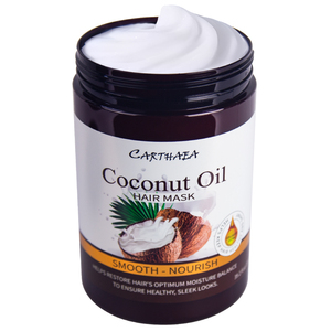 Masque capillaire nourrissant et revitalisant en profondeur à l'huile de coco bio 1000g pour cheveux abîmés - Product Image 6