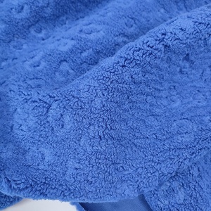 100% Soft Polyester Fleece <strong>Sherpa</strong> <strong>Material</strong> Various Colors Embossed Fabric for Garments and Handbags Anti-Static for Girls - Product Image 3