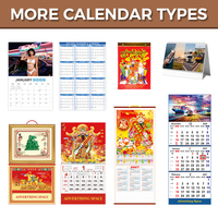 Calendario Chino Personalizado 2027, Diseño de Calendario Diario Desprendible, Impresión a Granel, Calendario Lunar de Pared de 365 Días