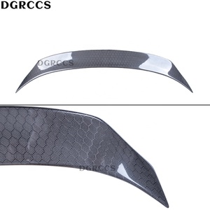 Infiniti Q50 Q50S Q50L 2013 2023 tổ ong sợi Carbon không đục lỗ đánh bóng kết thúc phía sau Spoiler thân cây cánh với 3m Băng - Product Image 3