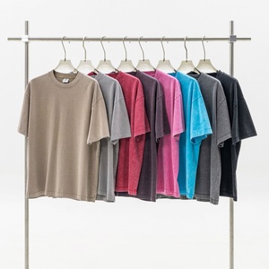 เสื้อยืดโอเวอร์ไซส์สำหรับผู้ชายเสื้อยืดผ้าฝ้าย100% ซักได้พิมพ์ลายโลโก้ตามสั่ง - Product Image 6